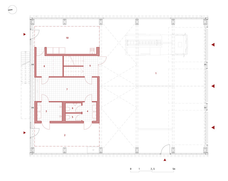 Пожарная станция Джирчани / SOA Architekti - изображение 21 из 22