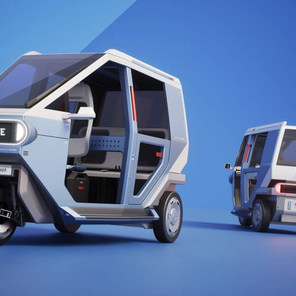 Hyundai представляет электрические рикши «адаптировано к уникальной среде Индии»