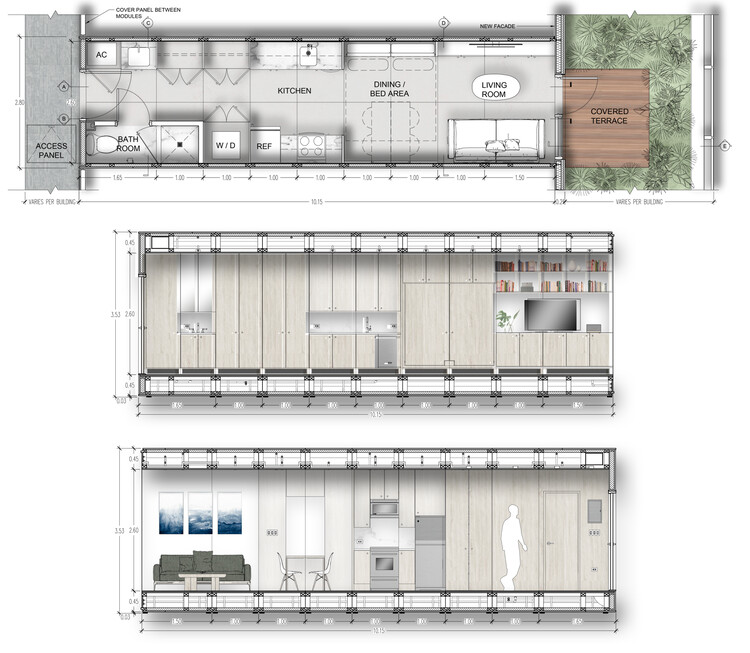 Переосмысление компактной жизни: встретить победителя на 40 000 евро конкурса Microhome Kingspan -Buildner - изображение 3 из 9