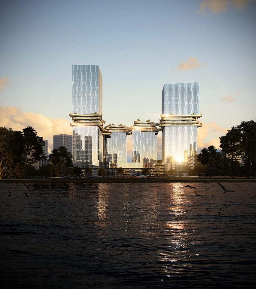Zhuhai hengqin crcc plaza от aedas