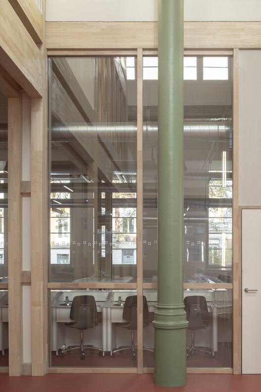 Palais Rameau / Atelier 9.81 - интерьерная фотография, дерево, стекло