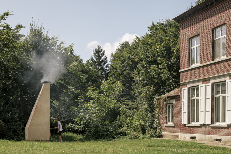 Building Beyond Pastorie Pavilion / Здание за пределами границ Университета Хасселт - фото экстерьера, сад
