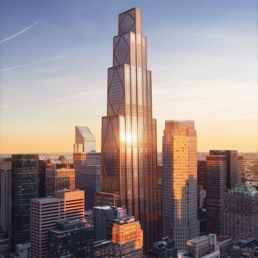 Рендер 270 Park Avenue, США, от Foster + Partners.