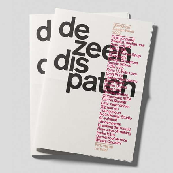 Dezeen запускает Dezeen Dispatch на Стокгольмской неделе дизайна