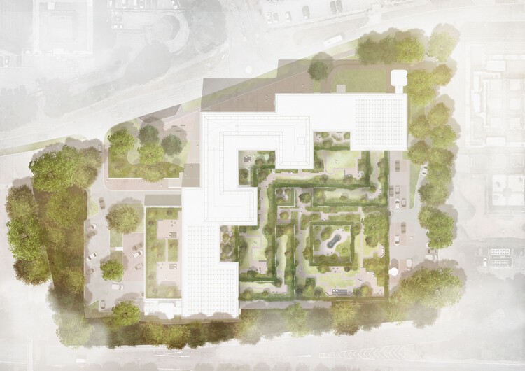Офисы и реставрация садов Plant Basingstoke / Studio Knight Stokoe + Twelve Architects + Grant Associates + Feilden Clegg Bradley Studio — изображение 31 из 45