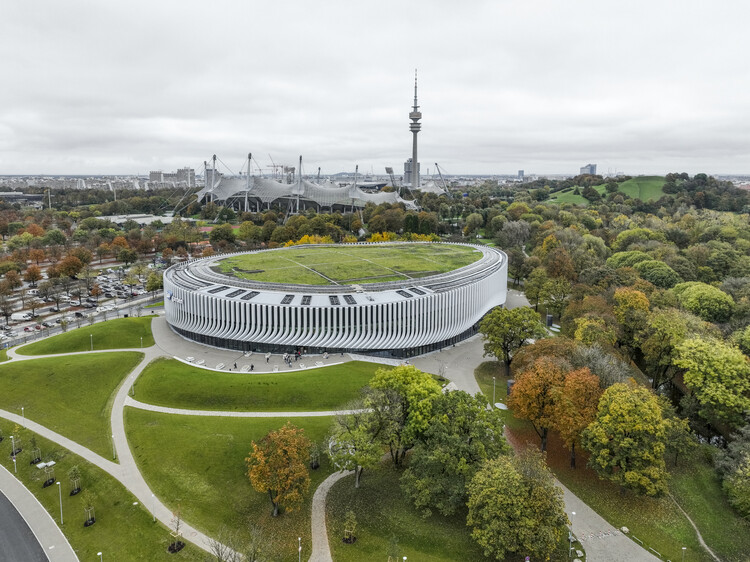 Спортарена Олимпиапарк Мюнхен SAP Garden / 3XN — Фотография экстерьера