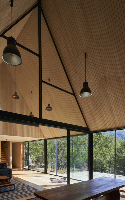 Trama House / Urzúa Soler Arquitectos - Интерьерная фотография, древесина