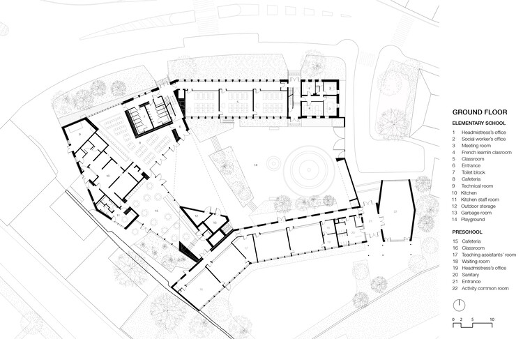 Finkwiller School Group / RHB Architectes - изображение 25 из 28