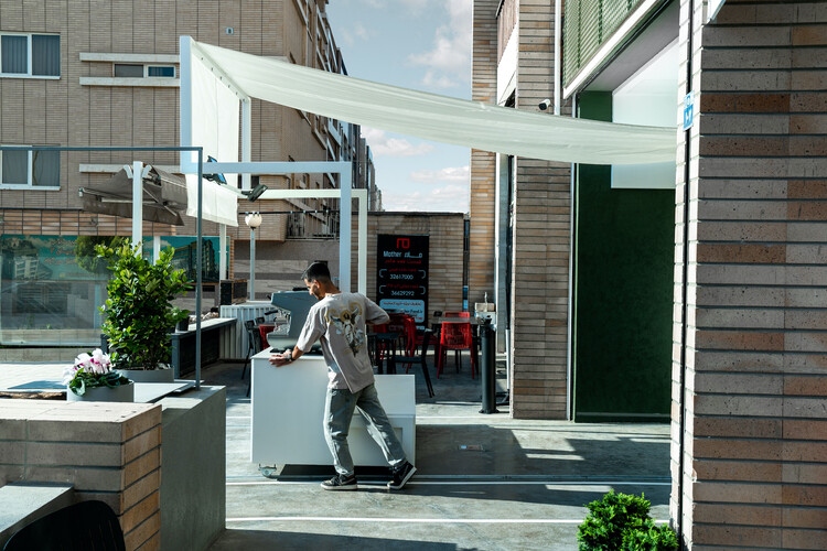 Ходячие навес (3ra Café Bistro) / Paad Architects - Интерьерная фотография, кухня