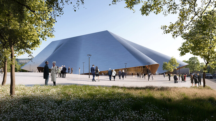 Big Unveils Design для первого оперного театра Косово с волнистой фотоэлектрической крышей - изображение 7 из 9