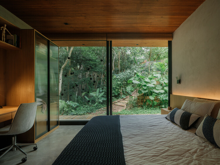 Guapuruvus House / Cornetta arquitetura - Интерьерная фотография, спальня