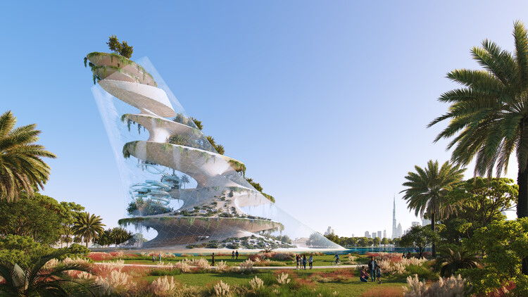 Diller Scofidio + Renfro выводит 100 -метровую оздоровительную башню в Дубае, ОАЭ - изображение 2 из 4