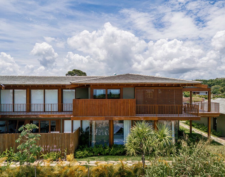 GS House / Attmo arquitetos - внешняя фотография, дерево, балкон