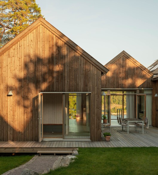 Villa ulvås / stam arkitekter - внешняя фотография, дерево, дверь