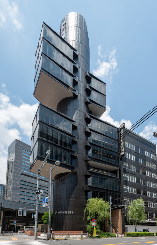Шизуока Shimbun Shizuoka Система вещания Токийского филиала Ремонт / Taisei Design Planners Architects & Engineers - Экстерьерная фотография, стекло