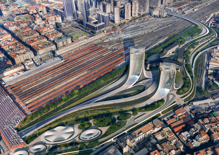 Zaha Hadid Architects представляет генеральный план Napoli Porta EST для оживления восточного Неаполя в Италии - изображение 6 из 7