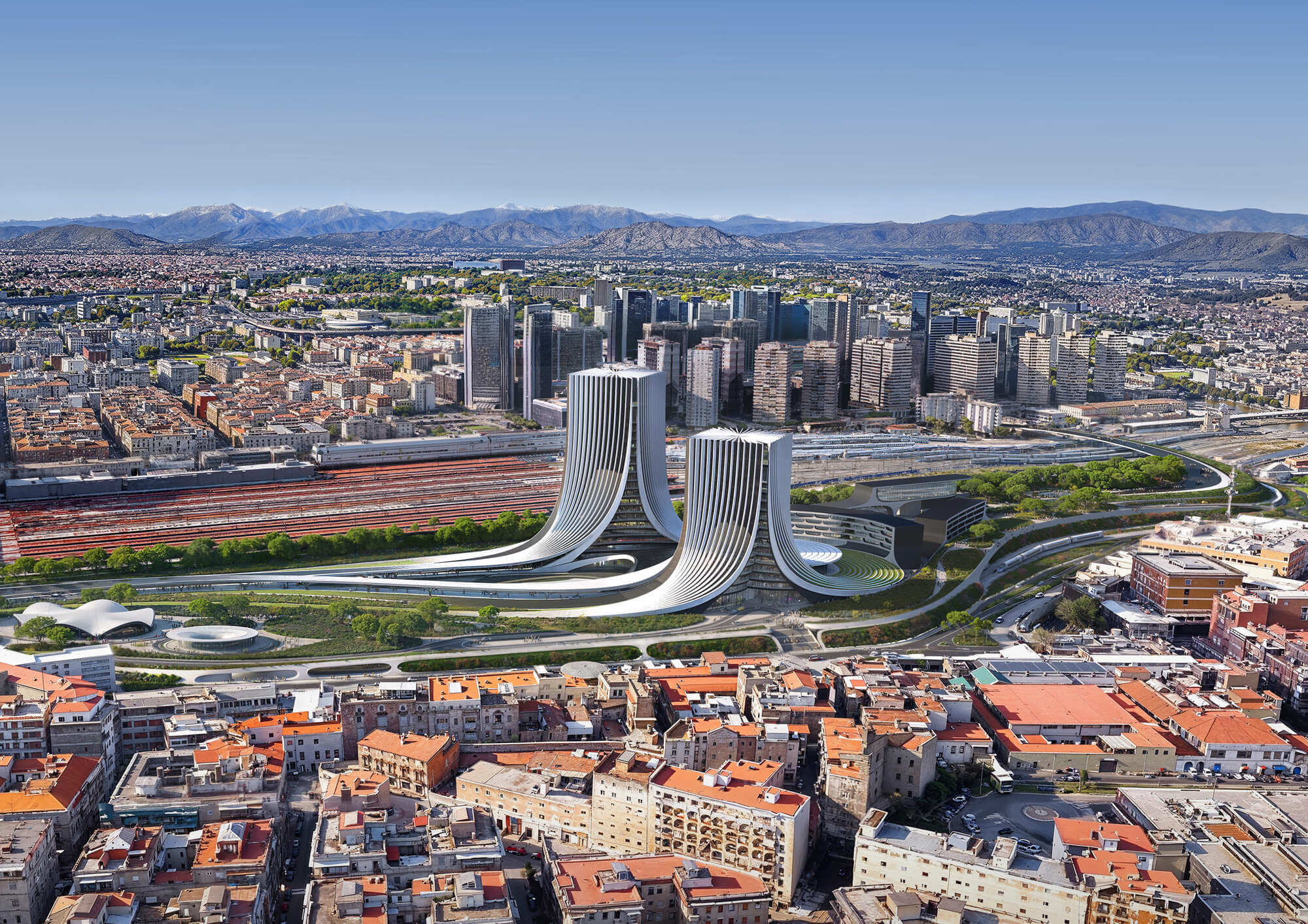 Архитекторы Zaha Hadid представляют генеральный план Napoli Porta EST, чтобы оживить Восточный Неаполь в Италии