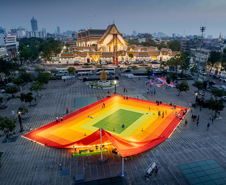 Изучение мега -мата MVRDV: переработанная пластиковая установка для Бангкокской недели дизайна 2025 - изображение 1 из 27