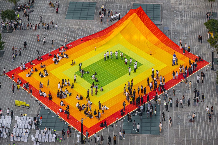Установка Mega Mat Bangkok Design Week / Mvrdv - изображение 1 из 25