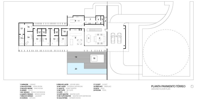 Каменный дом / Esquadra arquitetos - изображение 32 из 34
