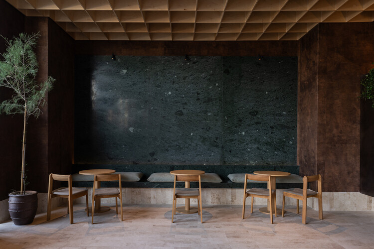 Ethr Clubhaus Cafe Bakery / Shell+Core - Интерьерная фотография, дерево, стул