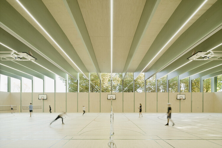 Спортивный зал Wangen / Steimle Architekten - Интерьерная фотография