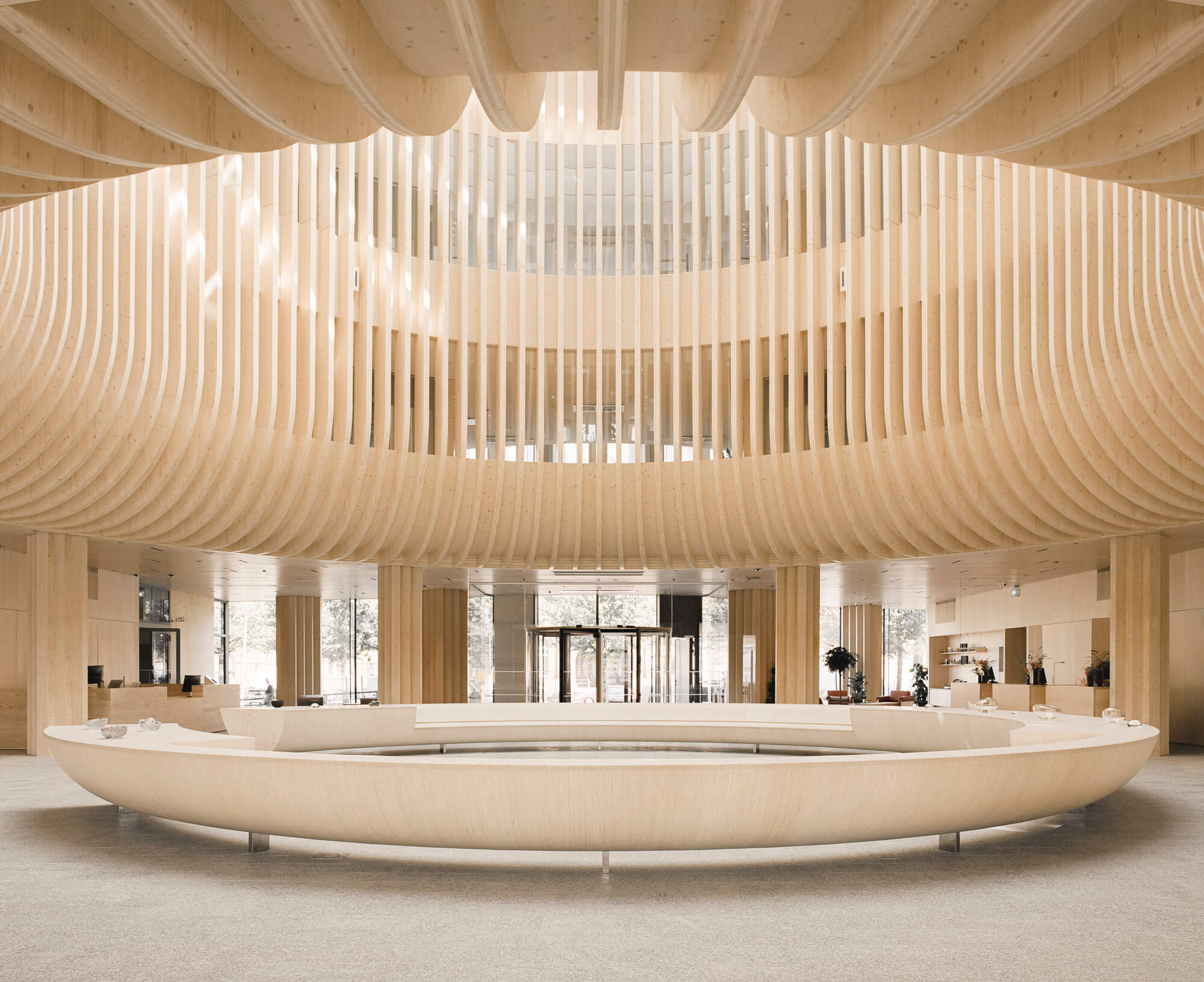 Katajanokan Laituri Wood Office and Hotel Building / Anttinen Oiva Architects