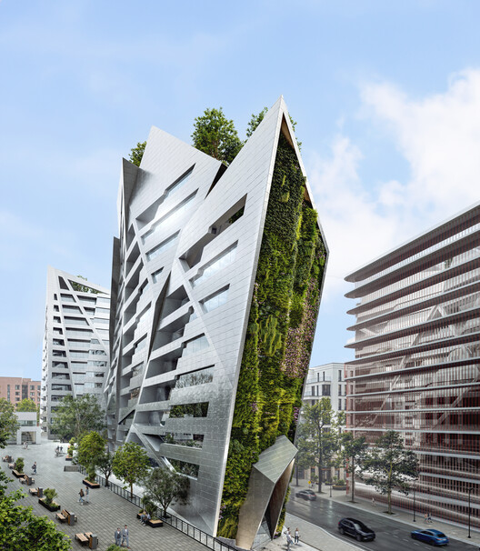 Студия Libeskind выигрывает конкуренцию за преобразование станции Issy-Le-Moulineaux в Париже с смешанным зданием-изображение 2 из 4