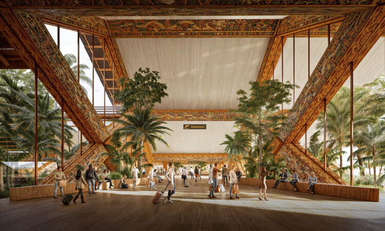 Big Unveils Design для международного аэропорта Bhutan Gelephu, который будет продемонстрирован в Venice Biennale 2025 - изображение 8 из 9
