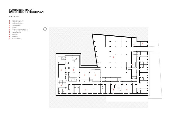 Экс -Трибунале преобразование в защищенном помещении / Calvi Ceschia Viganò Architetti Associati - изображение 21 из 31