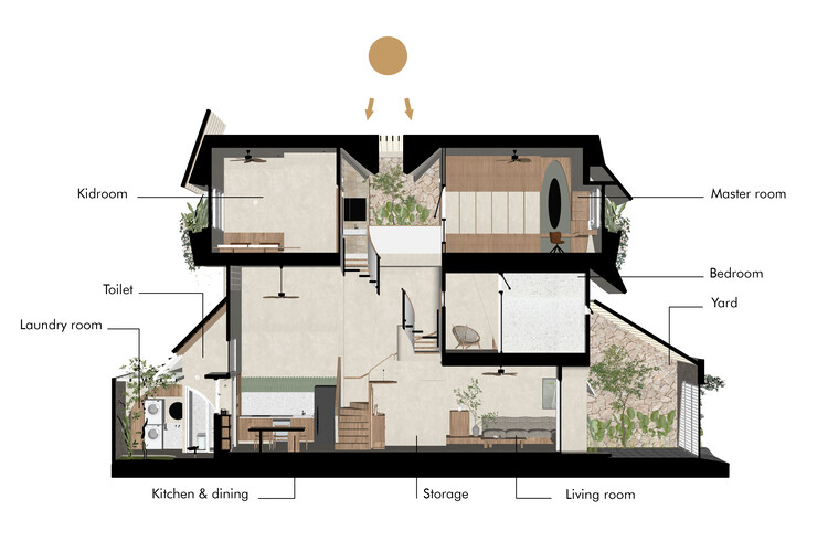 Origami House / Da Vàng Studio - изображение 26 из 27