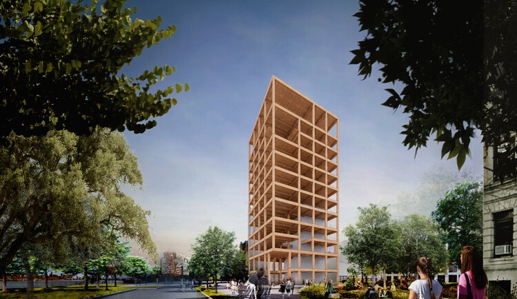 Diller Scofidio + Renfro Unveils Mass Timber Tower для школы Парди в Бостонском университете в США - изображение 3 из 13