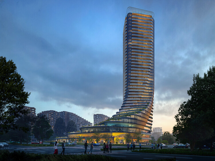 Zaha Hadid Architects открывает башню Cityzen в Тбилиси, штат Джорджия - изображение 2 из 5