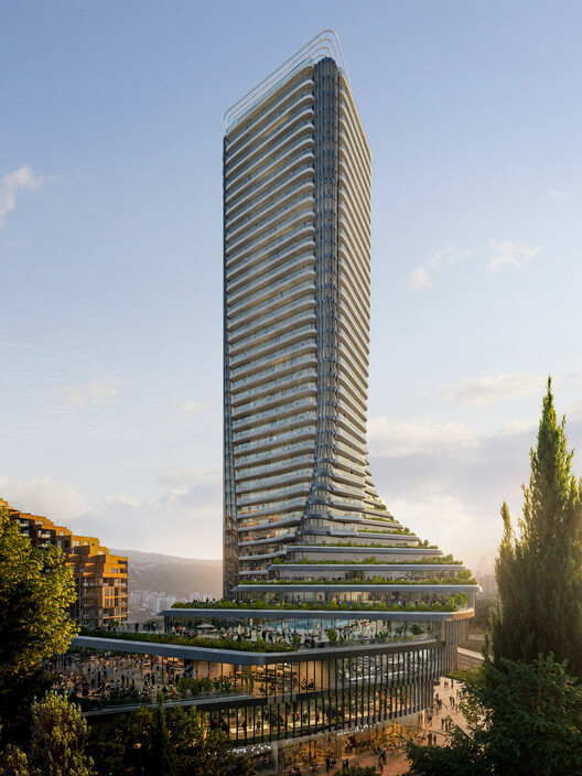 Zaha Hadid Architects открывает башню Cityzen в Тбилиси, штат Джорджия - изображение 4 из 5