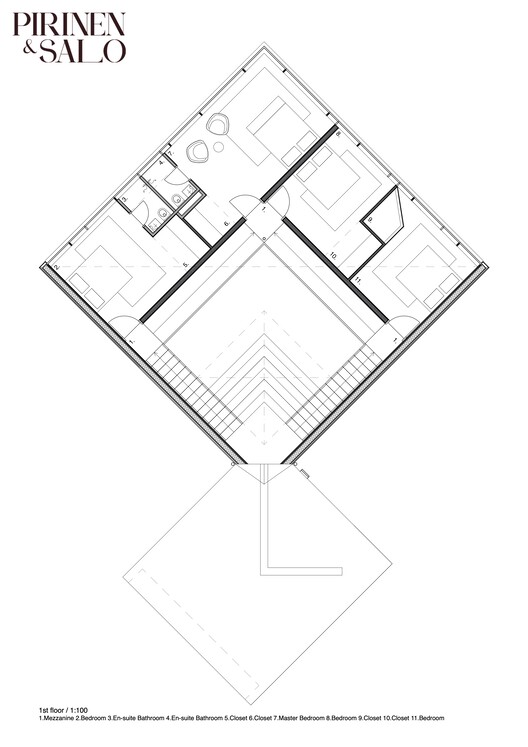 Cliffhanger Riverside Villa / Pirinen Salo Oy - изображение 33 из 34