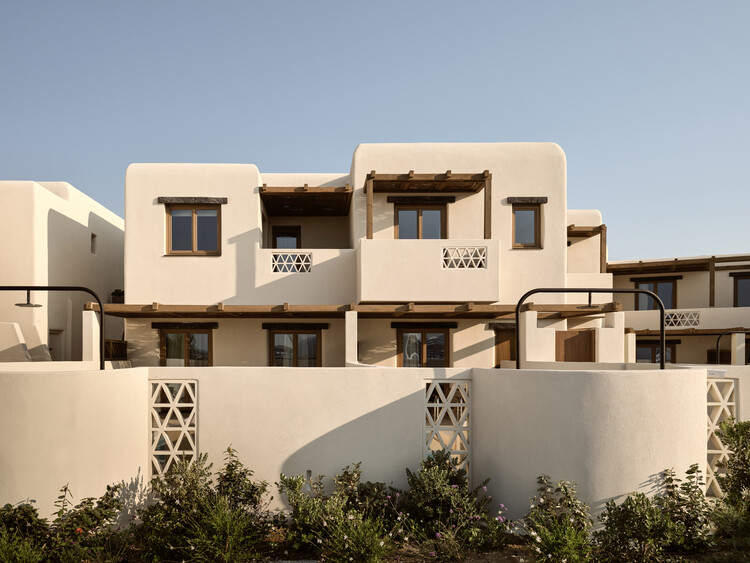 Doomes Noruz Mykonos Hotel / Urban Soul Project - Экстерьерная фотография, балкон