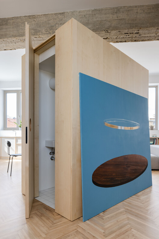 Квартира Z / Grau Architects - Интерьерная фотография, дерево, спальня, кровать
