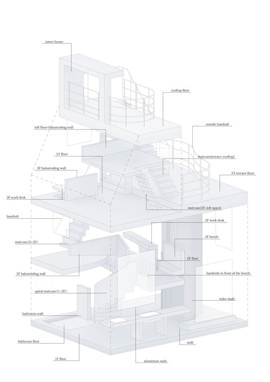 Nakano House / Suzuko Yamada Architects - изображение 28 из 28