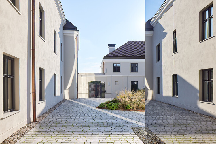 Boksto Skveras смешанный центр / студия Seilern Architects - Экстерьерная фотография, бетон
