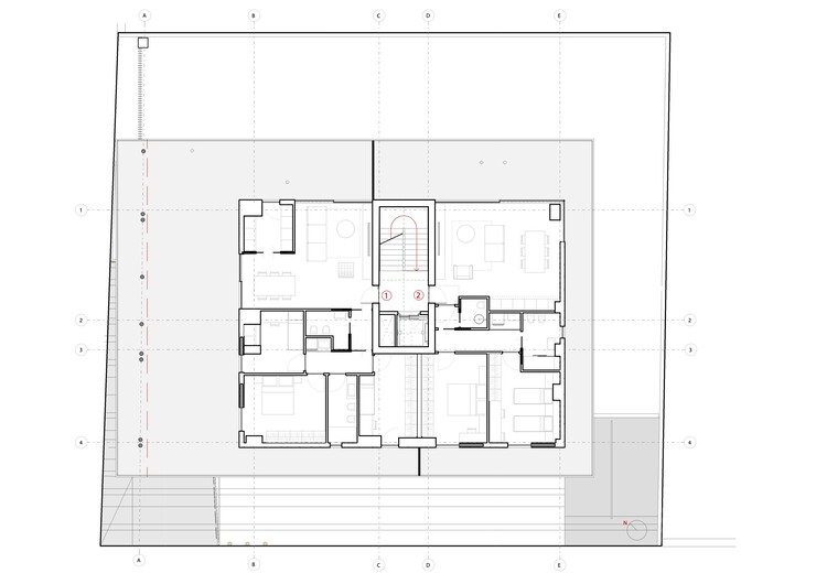 De Amicis 154 Residencial Building / Giovanni Vaccarini Architetti - изображение 25 из 33