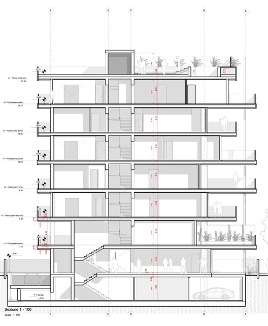 De Amicis 154 Residencial Building / Giovanni Vaccarini Architetti - изображение 28 из 33