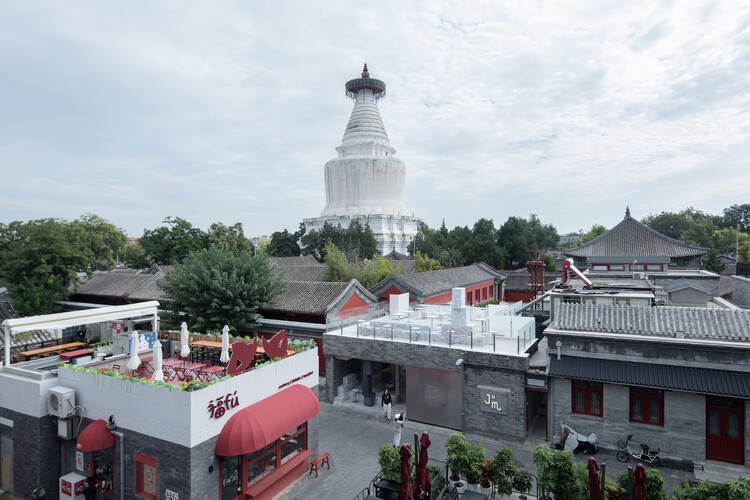 JM Café, White Pagoda Hemple в Пекине / Голубой архитектурной студии - Внешняя фотография