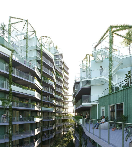 Kop Dakpark: проект INBO и H3O Architects, который переопределяет социальное жилье в Роттердаме - изображение 2 из 18