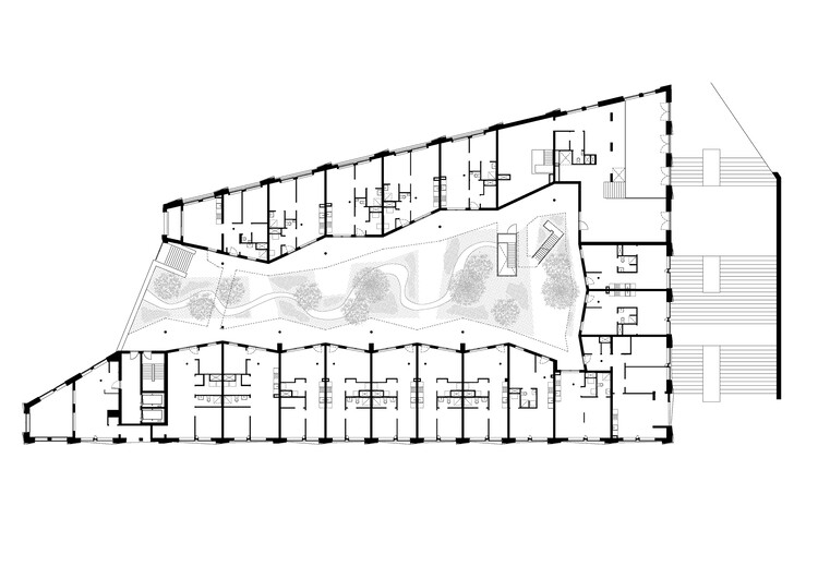 Kop Dakpark: проект INBO и H3O Architects, который переопределяет социальное жилье в Роттердаме - изображение 14 из 18