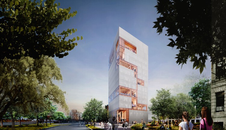Diller Scofidio + Renfro Unveils Mass Timber Tower для школы Парди в Бостонском университете в Соединенных Штатах - Изображение 1 из 13