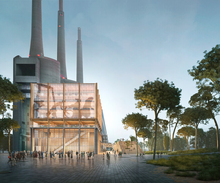 Garcés de Seta Bonet и Marvel Architects выигрывают соревнование, чтобы превратить три дымохода в Catalunya Media City - изображение 3 из 8
