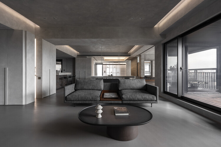 Каменная резиденция Whisper / KC Design Studio - Интерьерная фотография, гостиная