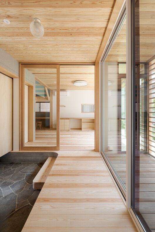 K2 House / Coil Kazuteru Matumura Architects - Интерьерная фотография, дерево, дверь