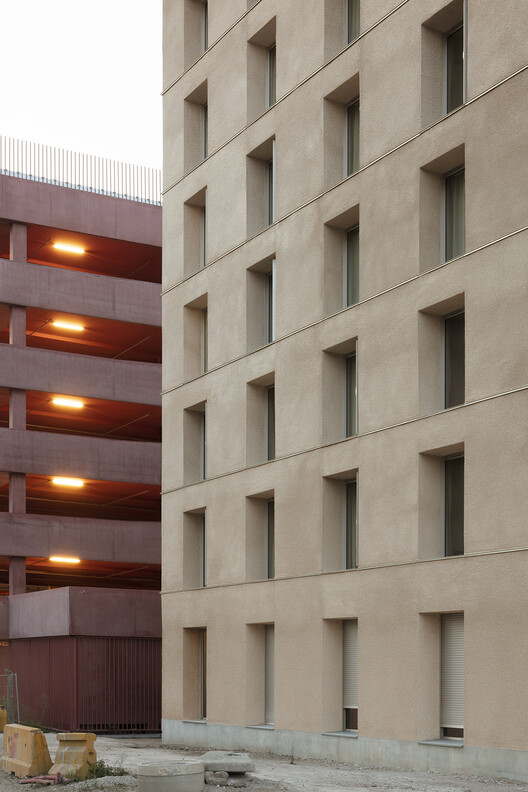 La Roca Student Housing / A6A - Интерьерная фотография, бетон