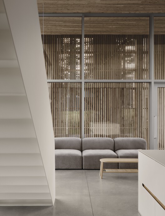 Atelier Matière Première - Nu Drom / Matière Première Architecture - Интерьерная фотография, гостиная, дерево